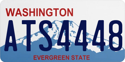 WA license plate ATS4448