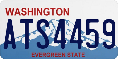 WA license plate ATS4459