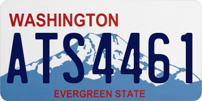WA license plate ATS4461