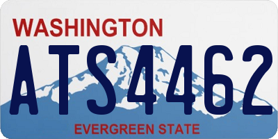WA license plate ATS4462