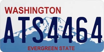 WA license plate ATS4464