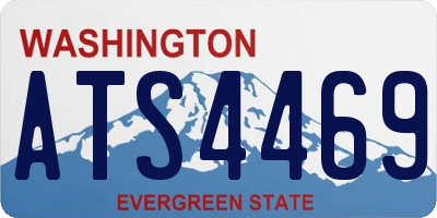 WA license plate ATS4469