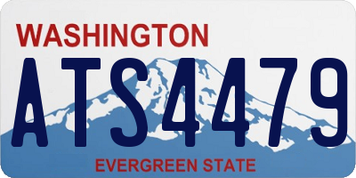 WA license plate ATS4479