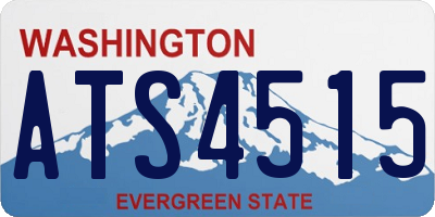 WA license plate ATS4515
