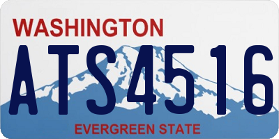 WA license plate ATS4516