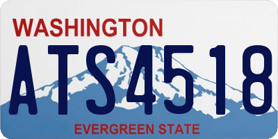 WA license plate ATS4518