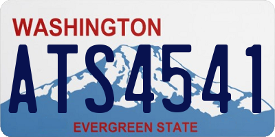 WA license plate ATS4541