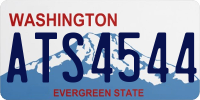 WA license plate ATS4544