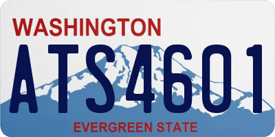 WA license plate ATS4601