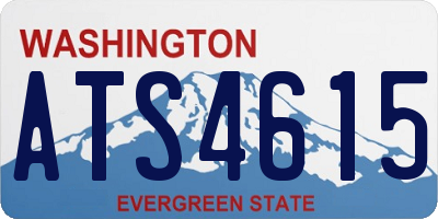 WA license plate ATS4615