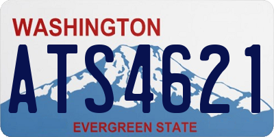 WA license plate ATS4621