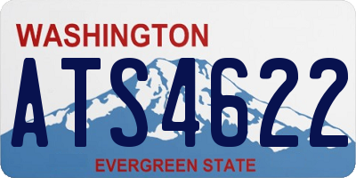WA license plate ATS4622
