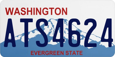 WA license plate ATS4624