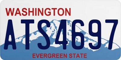WA license plate ATS4697