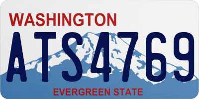 WA license plate ATS4769