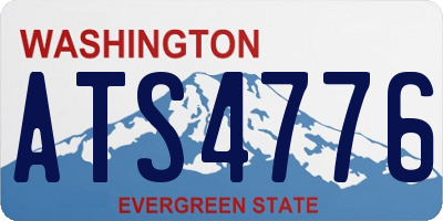 WA license plate ATS4776