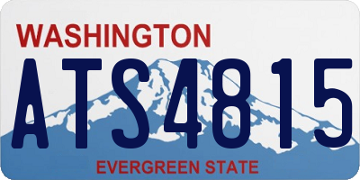 WA license plate ATS4815
