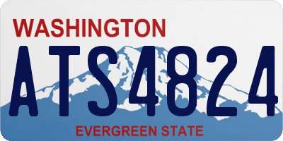 WA license plate ATS4824