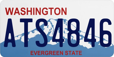 WA license plate ATS4846