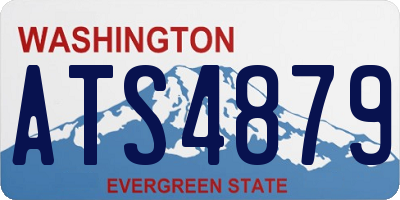 WA license plate ATS4879