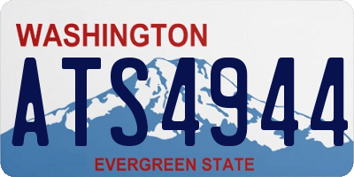 WA license plate ATS4944