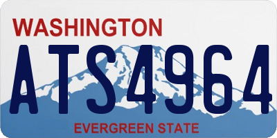 WA license plate ATS4964