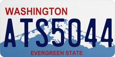 WA license plate ATS5044