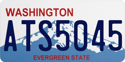 WA license plate ATS5045