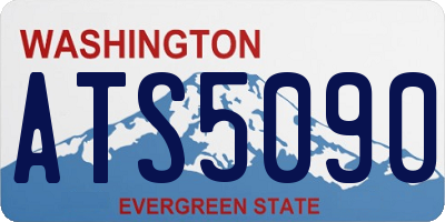 WA license plate ATS5090