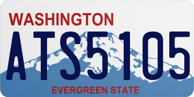 WA license plate ATS5105
