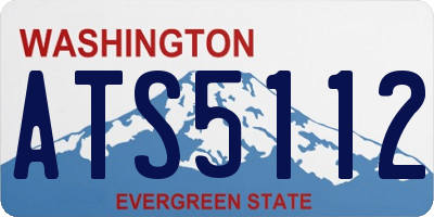 WA license plate ATS5112