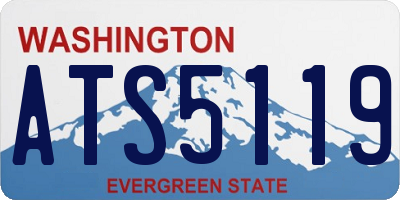 WA license plate ATS5119