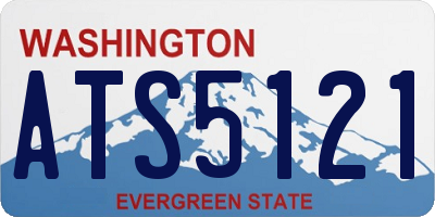WA license plate ATS5121