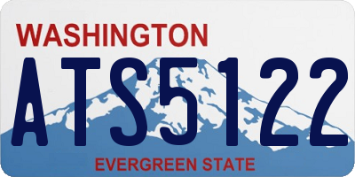 WA license plate ATS5122