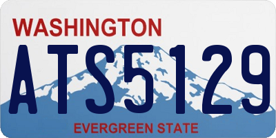 WA license plate ATS5129