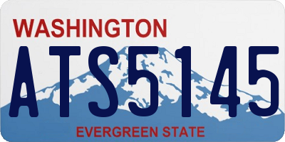 WA license plate ATS5145