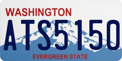 WA license plate ATS5150