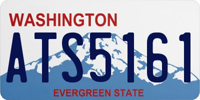 WA license plate ATS5161