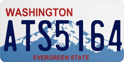 WA license plate ATS5164