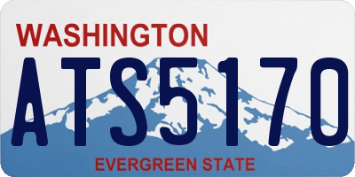 WA license plate ATS5170