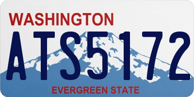 WA license plate ATS5172