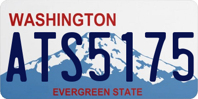 WA license plate ATS5175