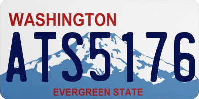 WA license plate ATS5176
