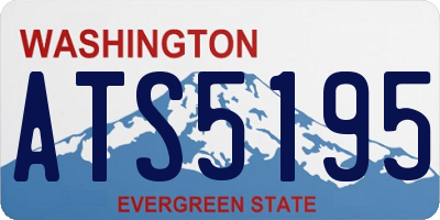WA license plate ATS5195