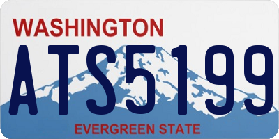 WA license plate ATS5199