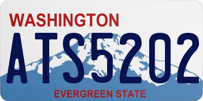 WA license plate ATS5202