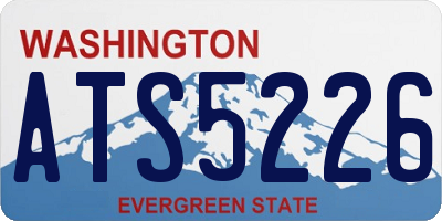 WA license plate ATS5226