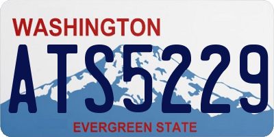 WA license plate ATS5229