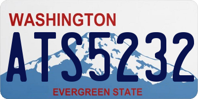 WA license plate ATS5232