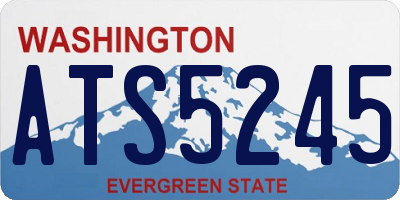 WA license plate ATS5245